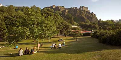 jardines de princes en edimburgo