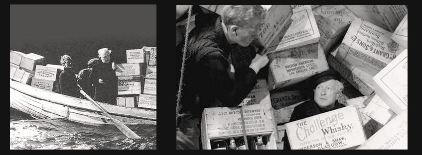 Escena de la película Whisky Galore